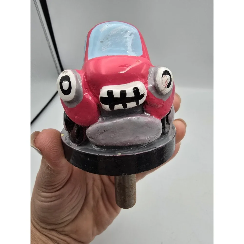 Vintage Cartoon Car Arcade Character Head Folk‎ Art Carnival Prop Whack A Mole
